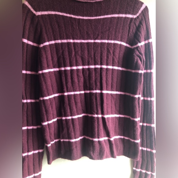 NEW Madewell Women’s Long Sleeve Pullover Stripped Wool Soft Sweater Size M - Picture 7 of 16